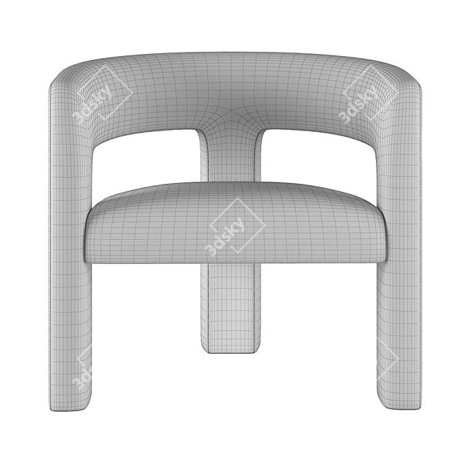 RH INÈS Chair 3D Model 3D model image 6