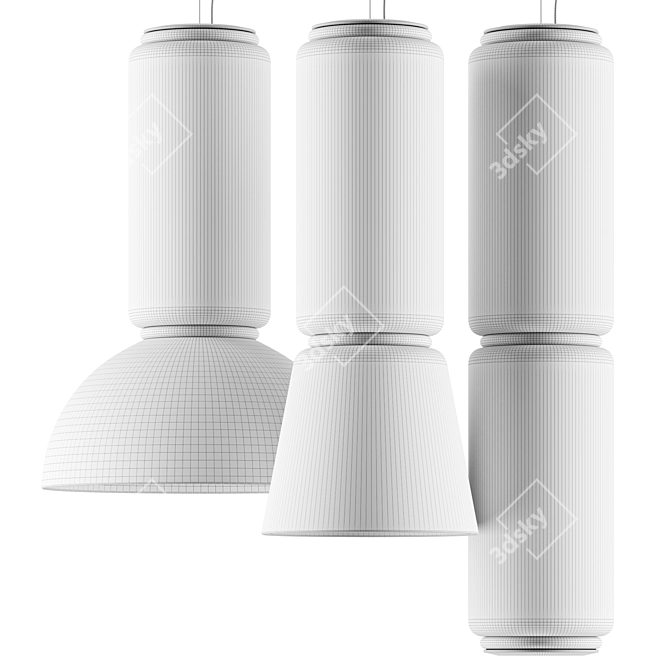 Grcic LED Pendant Light 3D model image 4