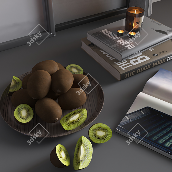  Geometric Decor Set 009 3D model image 2