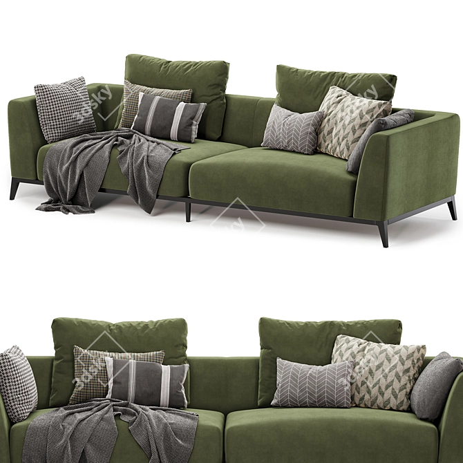  Modern Comfort: OLIVIER Sofa 3D model image 2
