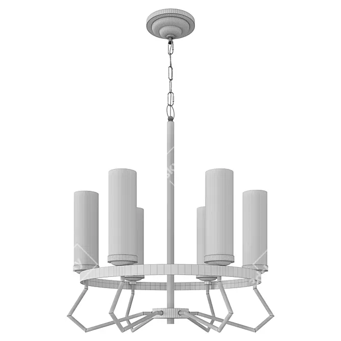 Lightstar Flume Pendant Chandelier 3D model image 4