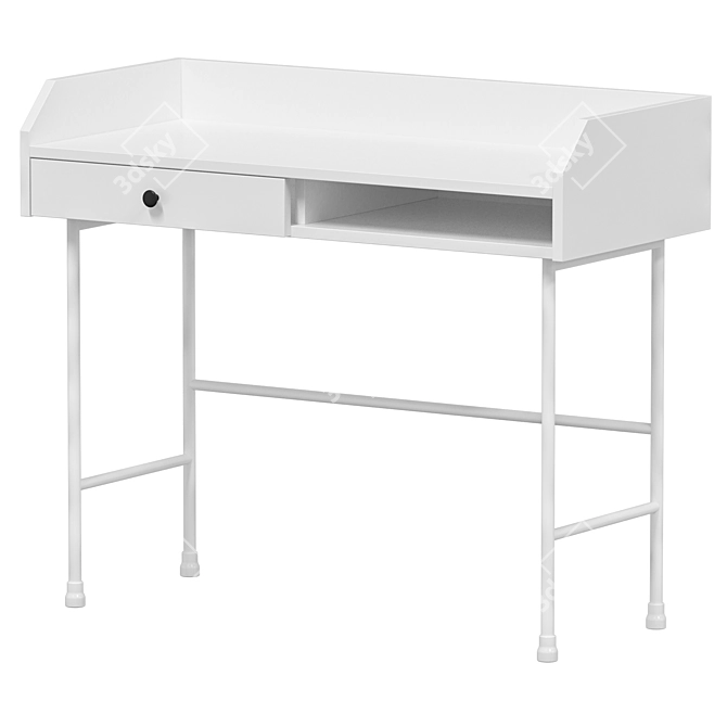 IKEA HAUGA Writing Desk 3D model image 2