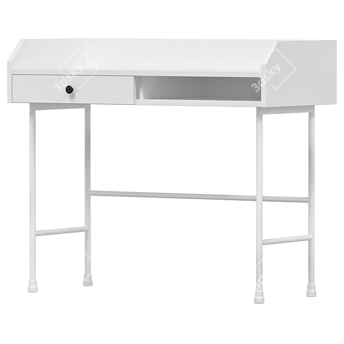 IKEA HAUGA Writing Desk 3D model image 4