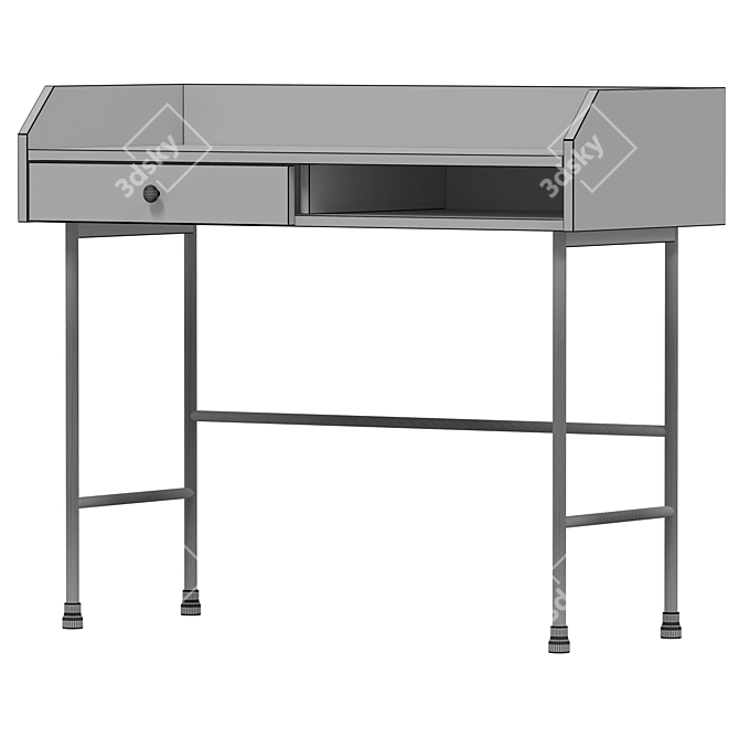 IKEA HAUGA Writing Desk 3D model image 7
