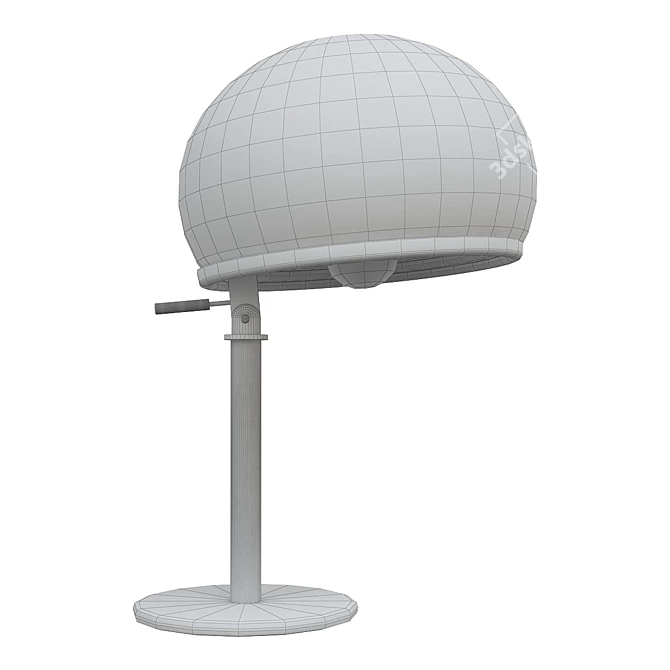 Sleek Candle Bino Table Lamp 3D model image 2