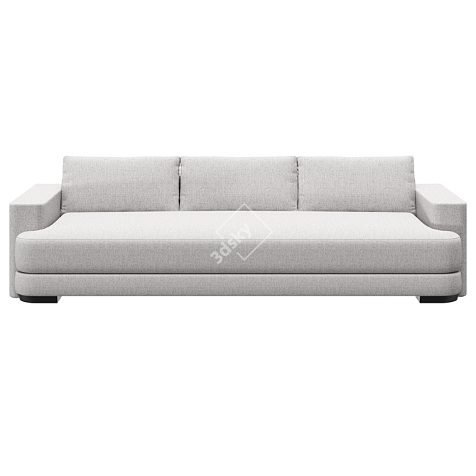 Luxury Rhone Sofa 3D Model 3D model image 3