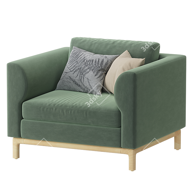 Modern Elegant Guide 82 Sofa 3D model image 4