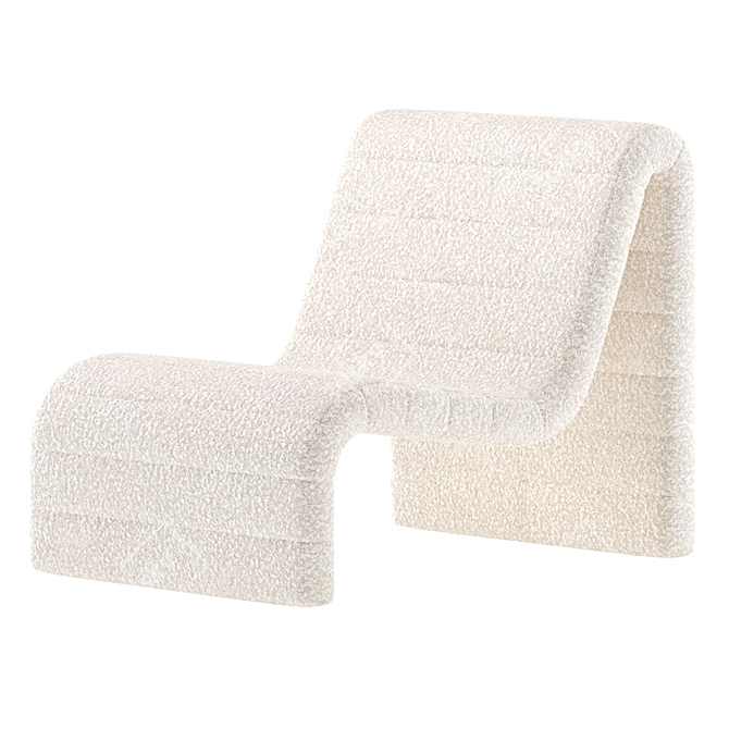 Luxury Zurich Occasional Chair Set 3D model image 3