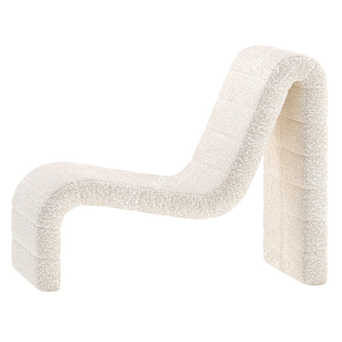 Luxury Zurich Occasional Chair Set 3D model image 6
