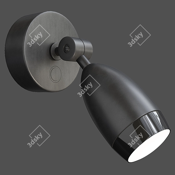Modern V-Ray Wall Sconce 3D model image 2