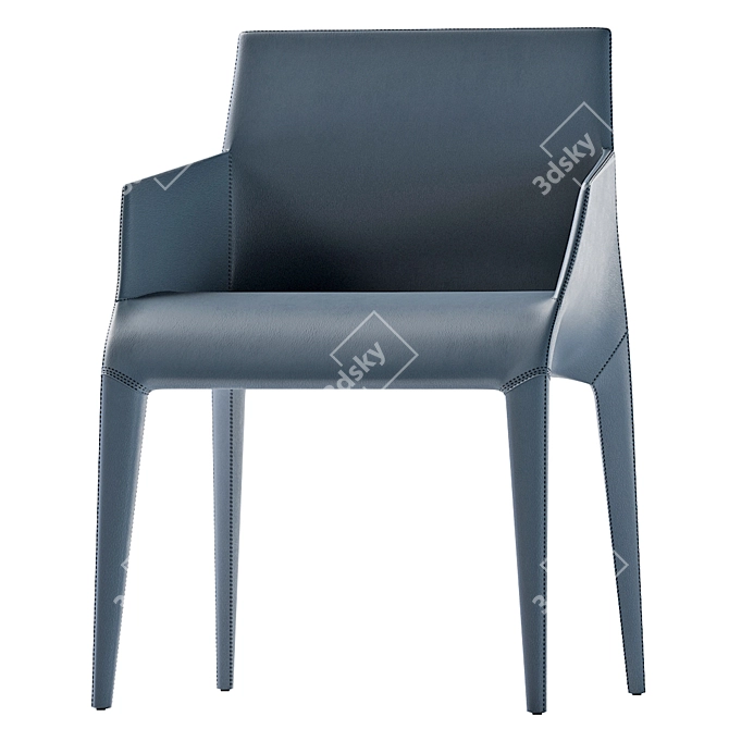 Modern Poliform Seattle Chair 3D model image 6