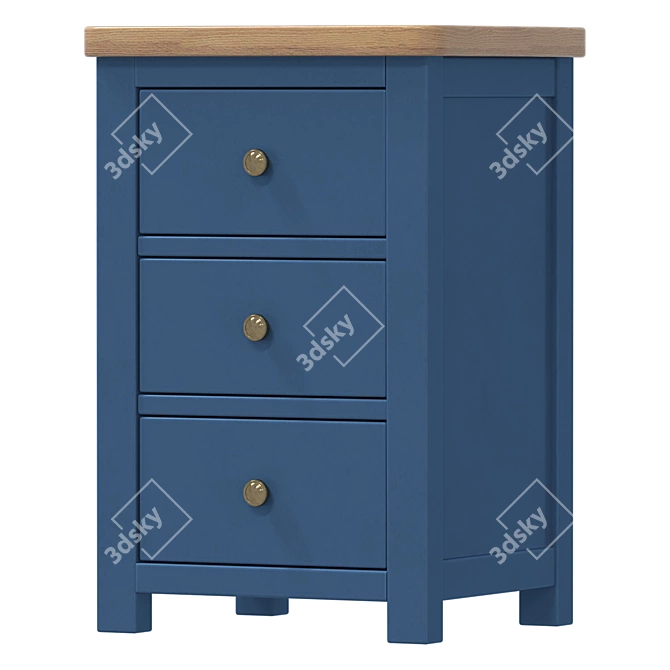 Jules Verne Nightstand (Low) 3D model image 2
