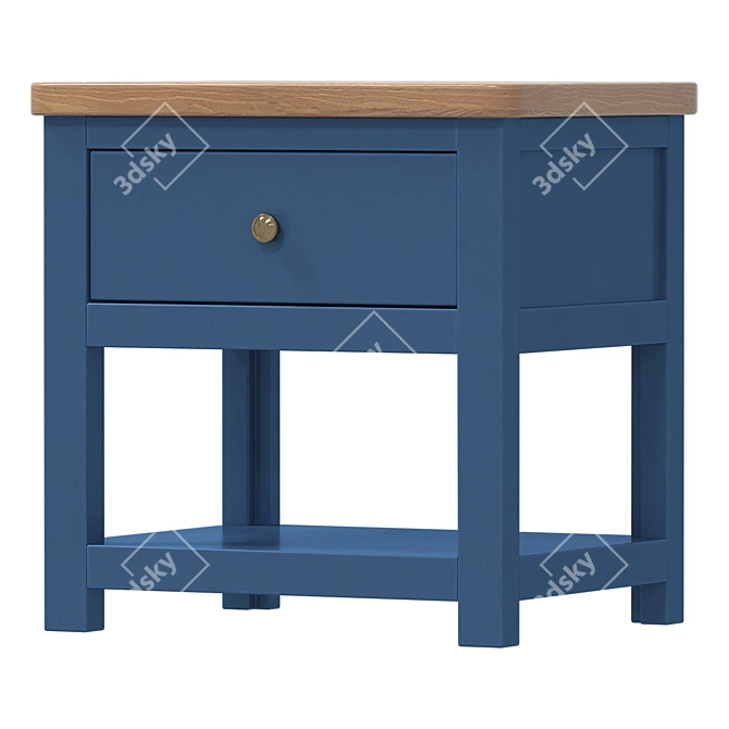 Jules Verne Nightstand (Low) 3D model image 3