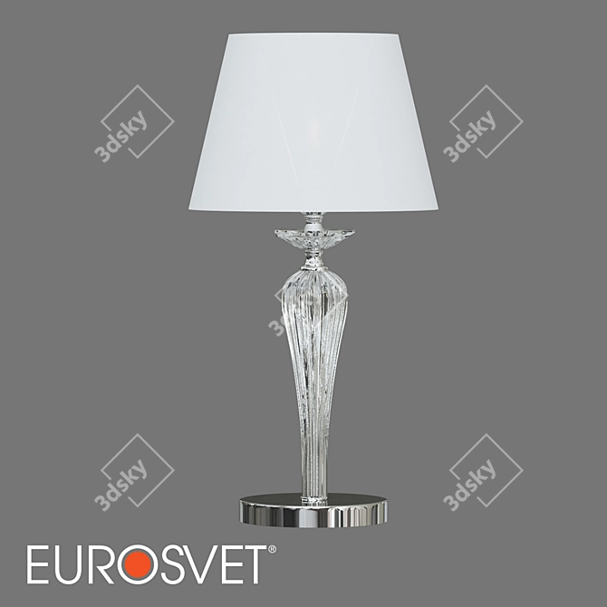 Eurosvet Olenna Table Lamp with Fabric Shade 3D model image 1