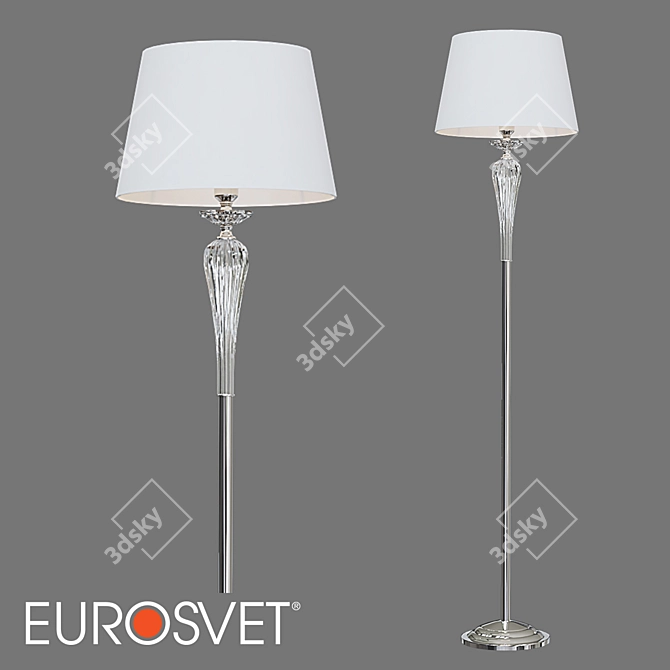 Olenna Bogates Floor Lamp White 3D model image 1
