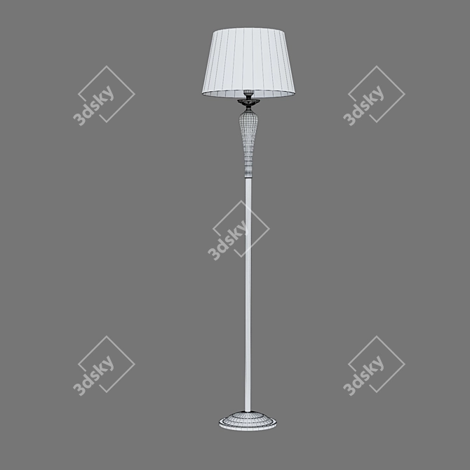 Olenna Bogates Floor Lamp White 3D model image 2