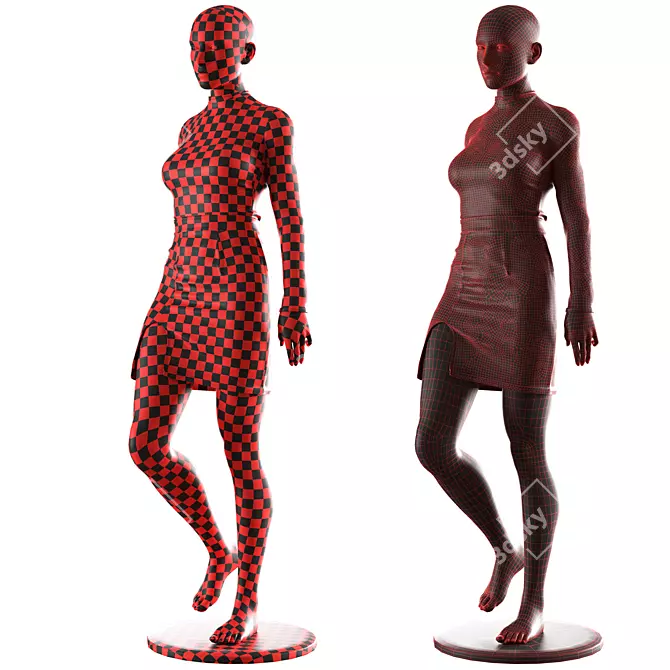 Fashion Mannequin Set '13 3D model image 2