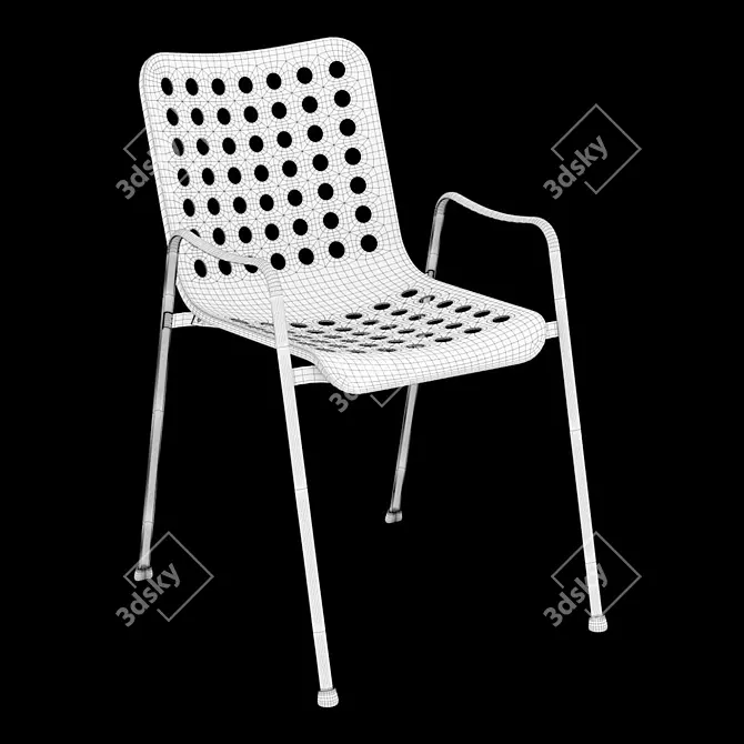 Modern Classic Landi Chair 3D model image 5