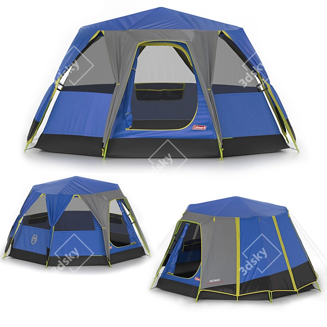 Coleman OctaGo 8 Berth Dome 3D model image 3