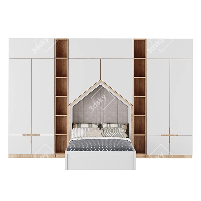 Kid-Friendly Furniture Set with 3D Models 3D model image 1
