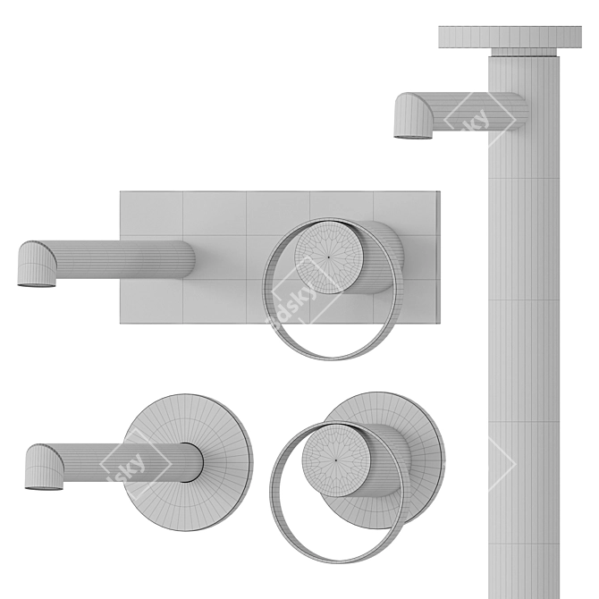 Gessi ANELLO | Faucet Collection 3D model image 2