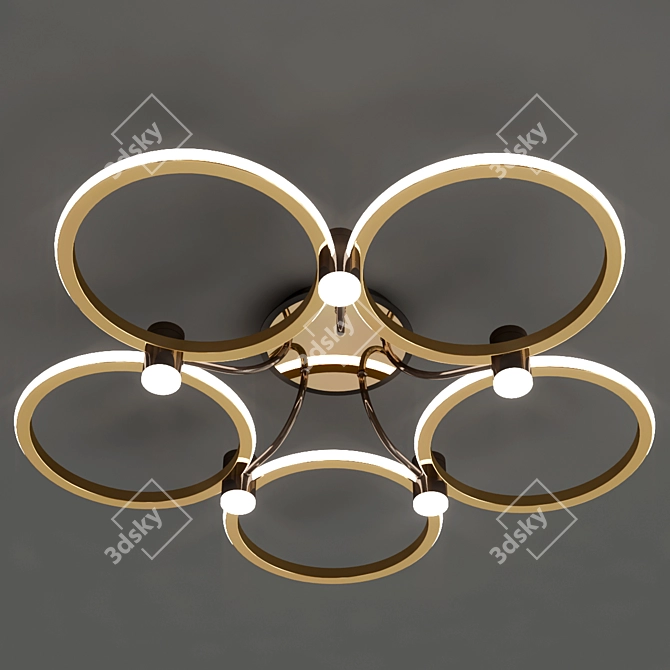 VALTER Modern Hanging Pendant Light 3D model image 2