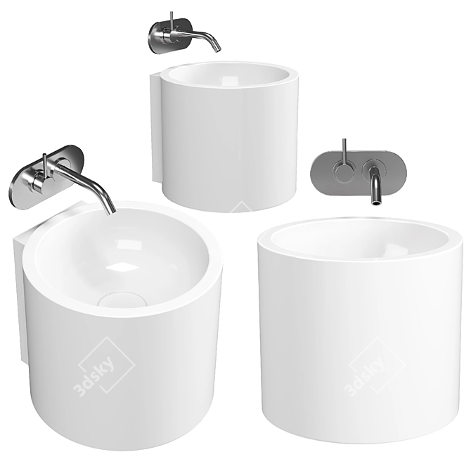 Alape WT.RS Classic Washbasin 3D model image 1
