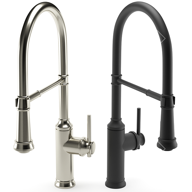 Versatile BLANCO Kitchen Faucet 3D model image 3