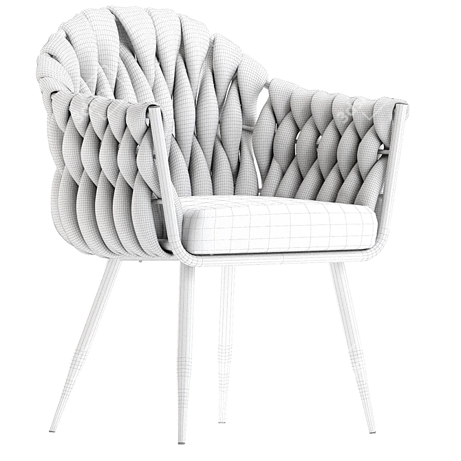Elegant Dining Chair BiGarden Matilda 3D model image 9
