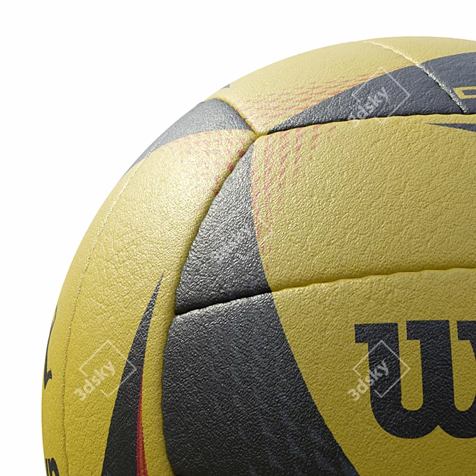 Wilson OPTX AVP Beach Volleyball Ball 3D model image 3