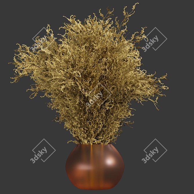 Premium Dried Flower Bouquet 3D 3D model image 3