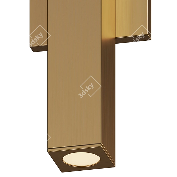 Sleek Chara Outdoor Wall Sconce 3D model image 3