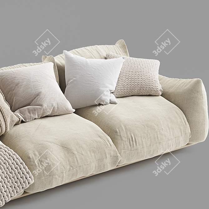 Italian Design Arflex Marenco Sofa 3D model image 3