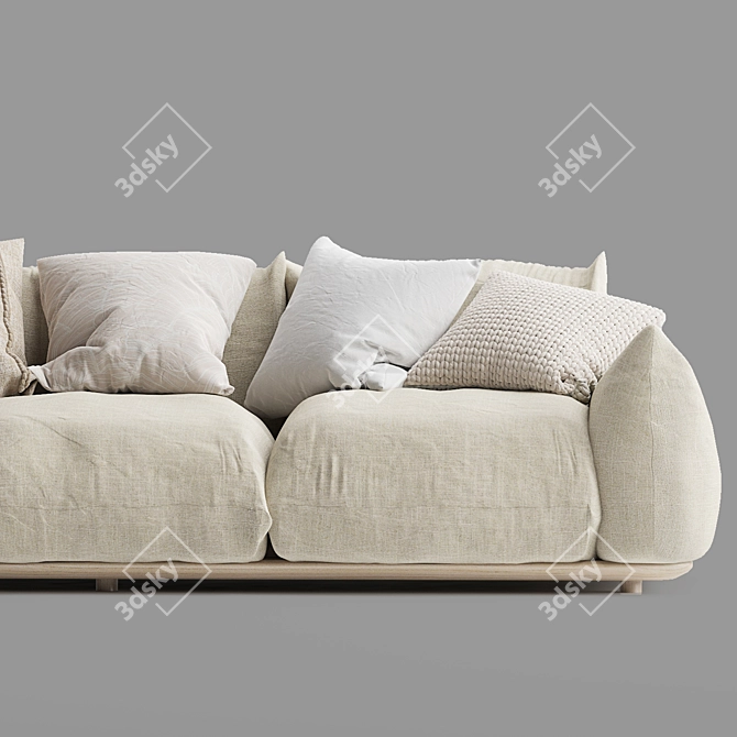 Italian Design Arflex Marenco Sofa 3D model image 4