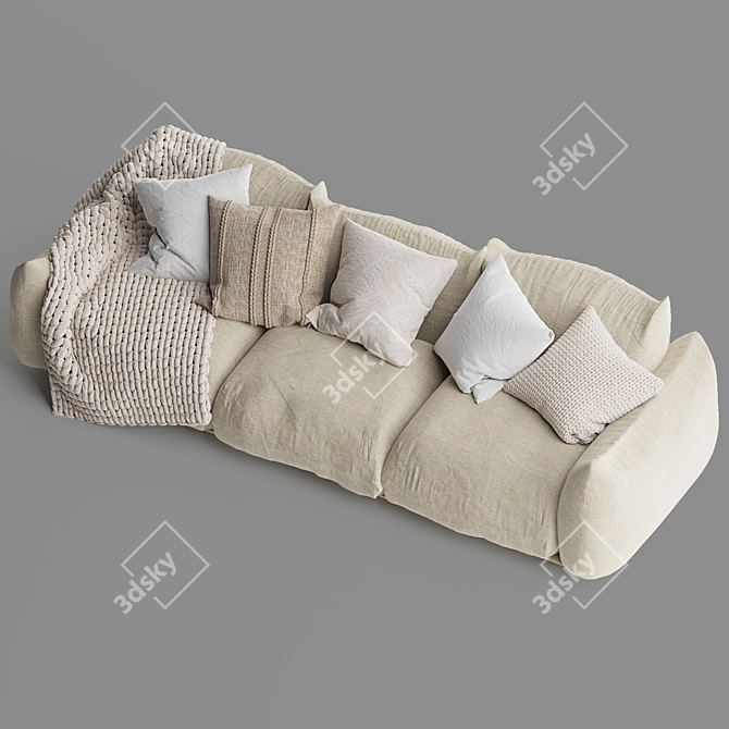 Italian Design Arflex Marenco Sofa 3D model image 5