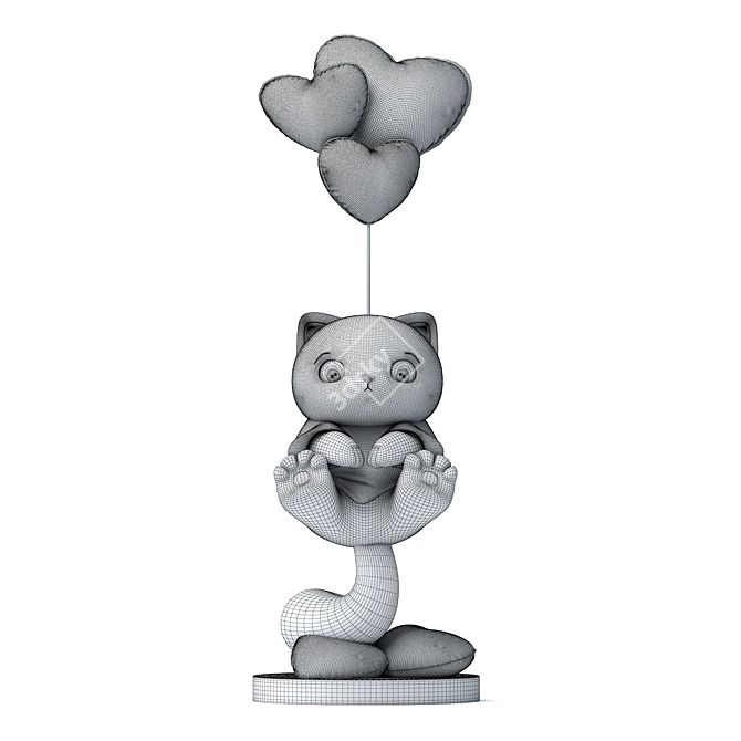 Feline Fun 3D Model Download 3D model image 2