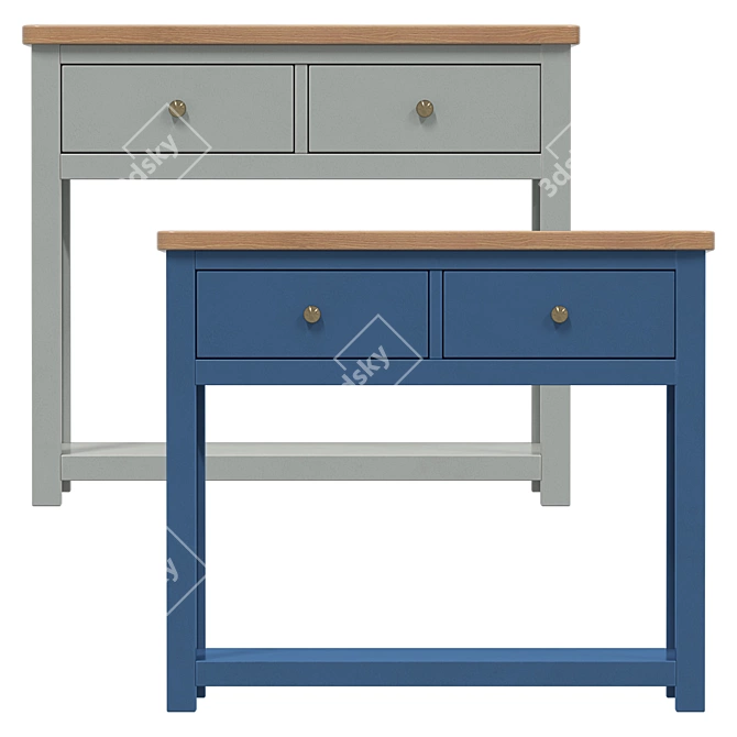Jules Verne Console - Artistic Versatility 3D model image 2