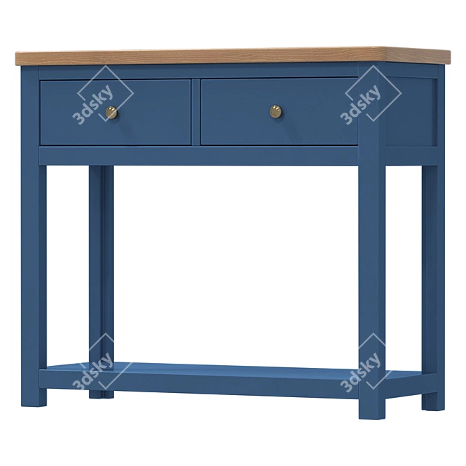 Jules Verne Console - Artistic Versatility 3D model image 3