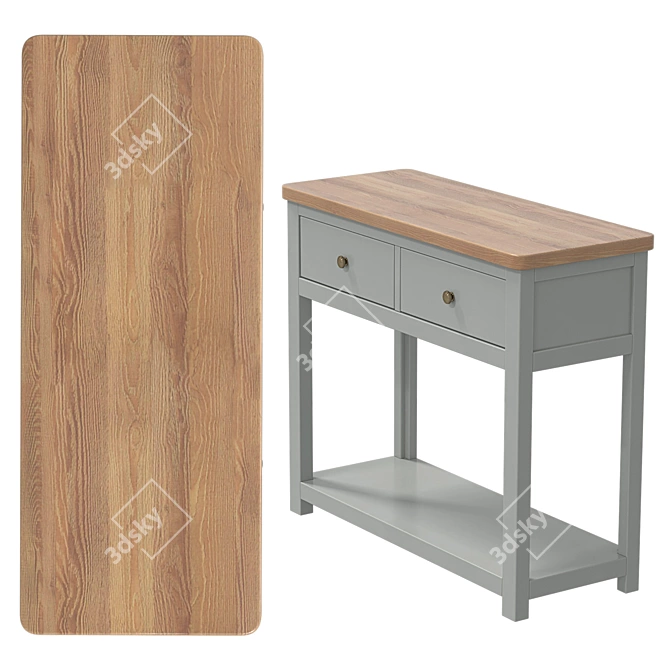 Jules Verne Console - Artistic Versatility 3D model image 4