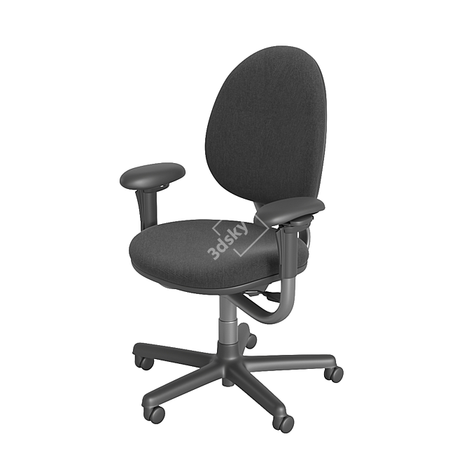 Steelcase Criterion Mesh Task Chair 3D model image 4