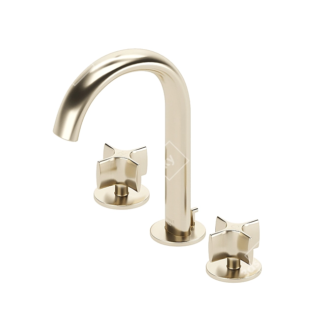 Luxury Bathroom Faucet Set: Roca Armani 3D model image 4