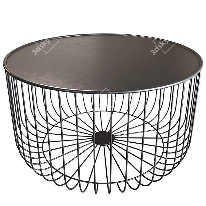 Trevi Wire Coffee Table 3D model image 2