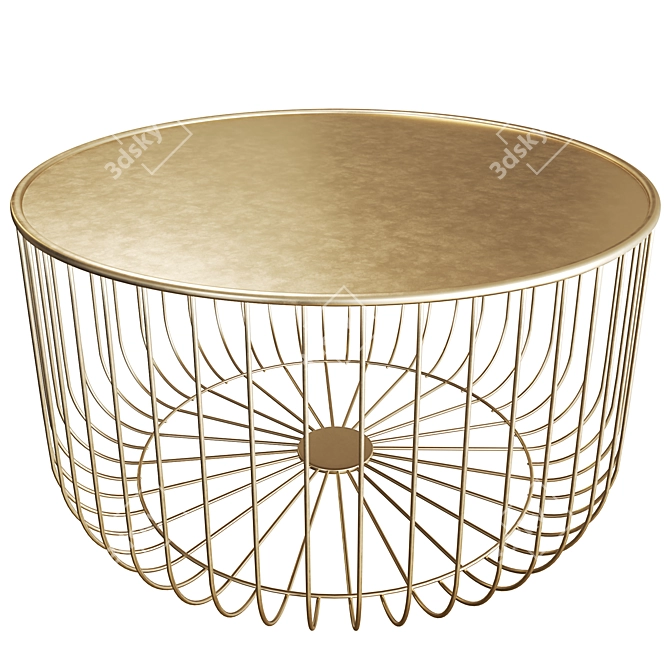 Trevi Wire Coffee Table 3D model image 3