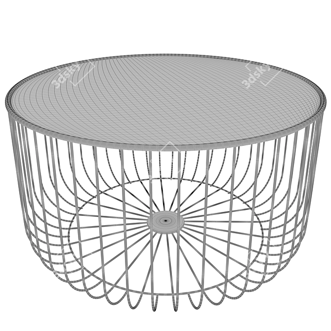 Trevi Wire Coffee Table 3D model image 4