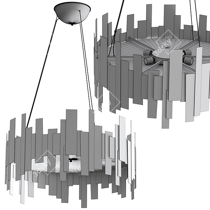 Savana Pendant Lamp by Ginger Jagger 3D model image 2