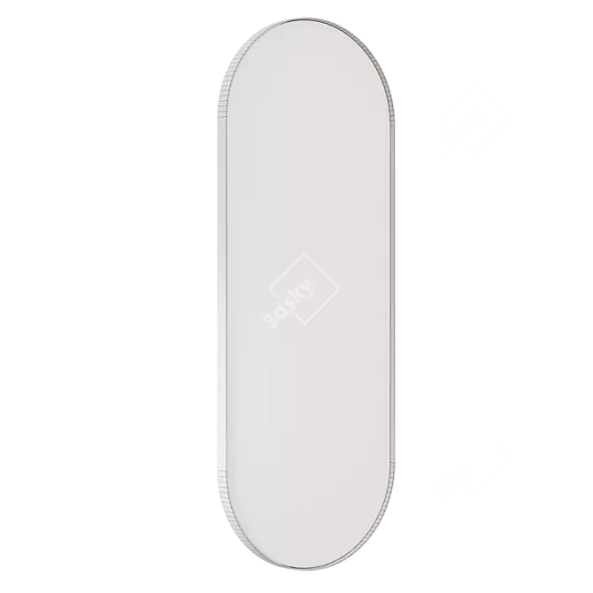 Metal Frame Mirror 3D model image 4