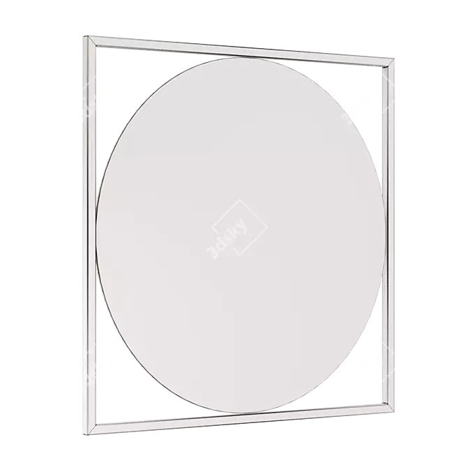 Square Frame Mirror 20x20mm 3D model image 4