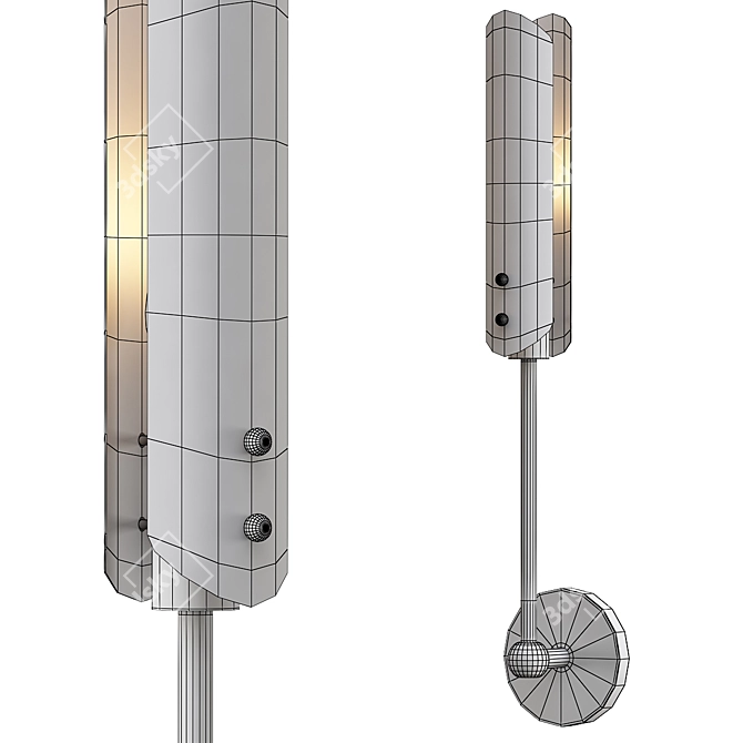 Modern V-Ray FLAM Model 3D model image 2
