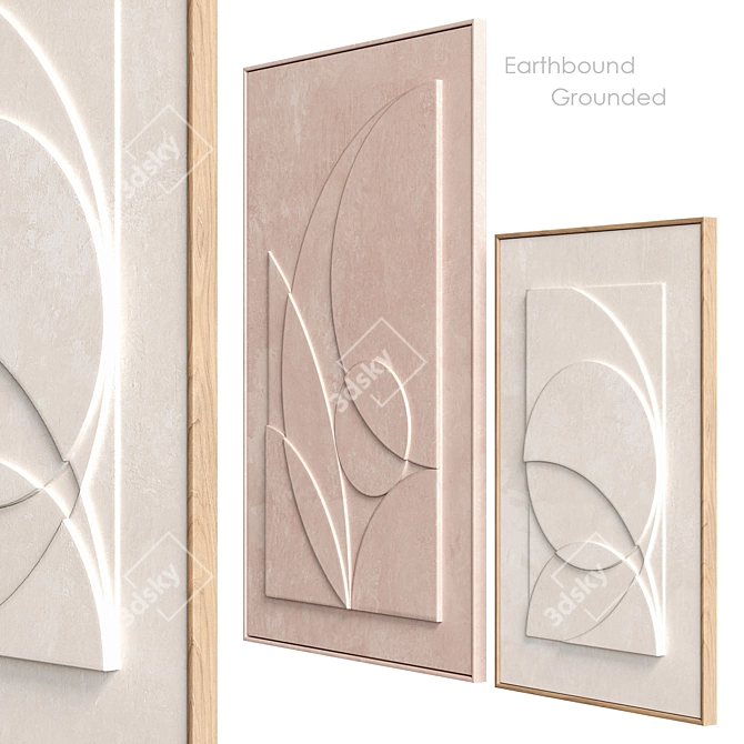 Earthbound Relief Sculpture Set 3D model image 4