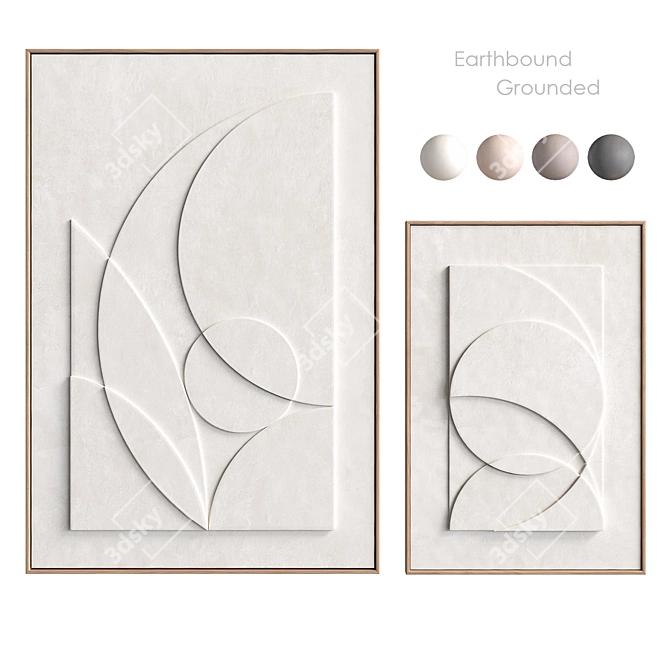 Earthbound Relief Sculpture Set 3D model image 7